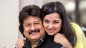 Pankaj Udhas with daughter Nayaab