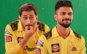 MS Dhoni & Rituraj(CSK Captain 2024)