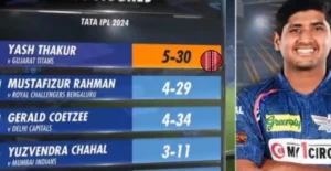 Yash Thakur First 5 Wicket haul