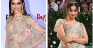 Met Gala 2024 Alia Bhatt stunning saree look designed by Sabyasachi : खूबसूरती देख फैंस हुए दीवाने